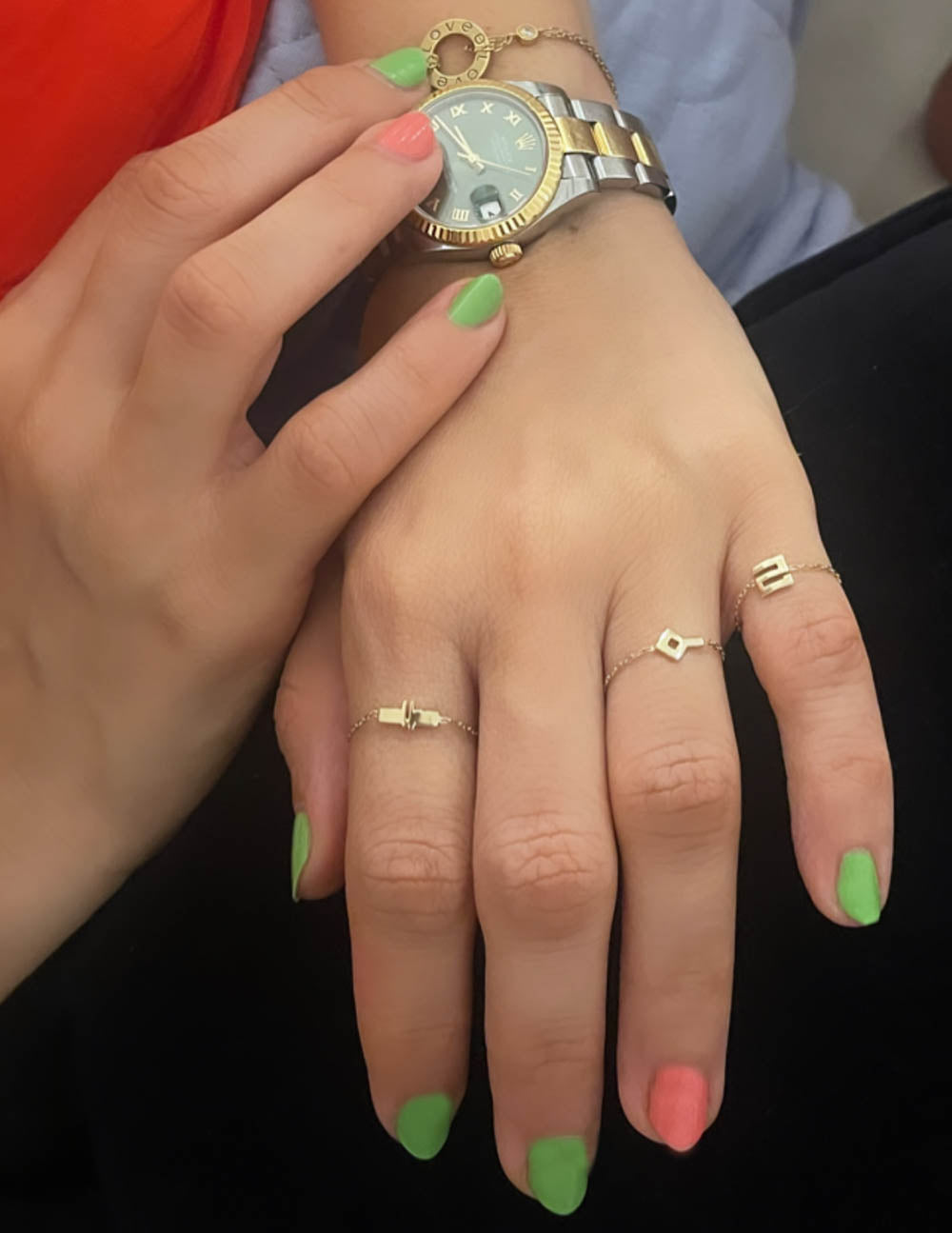 Personalized Letters Rings