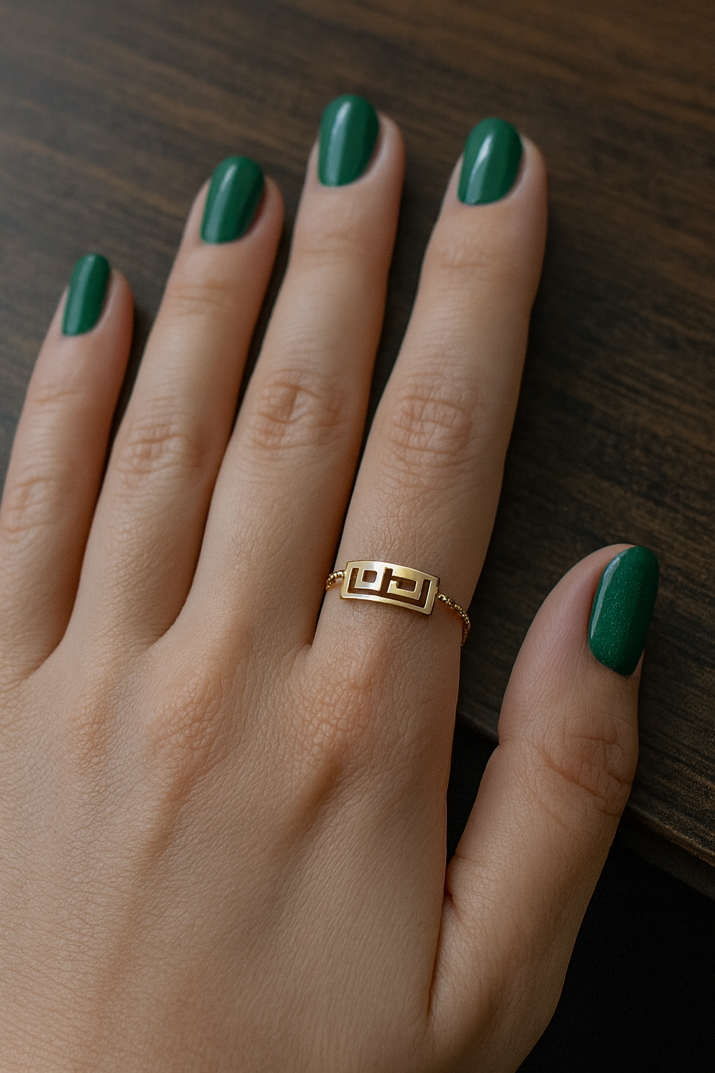 Personalized Letters Rings