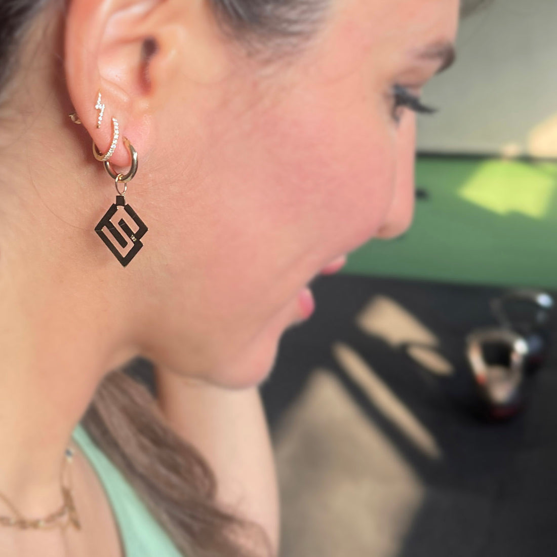 Personalized Letters Single Earring