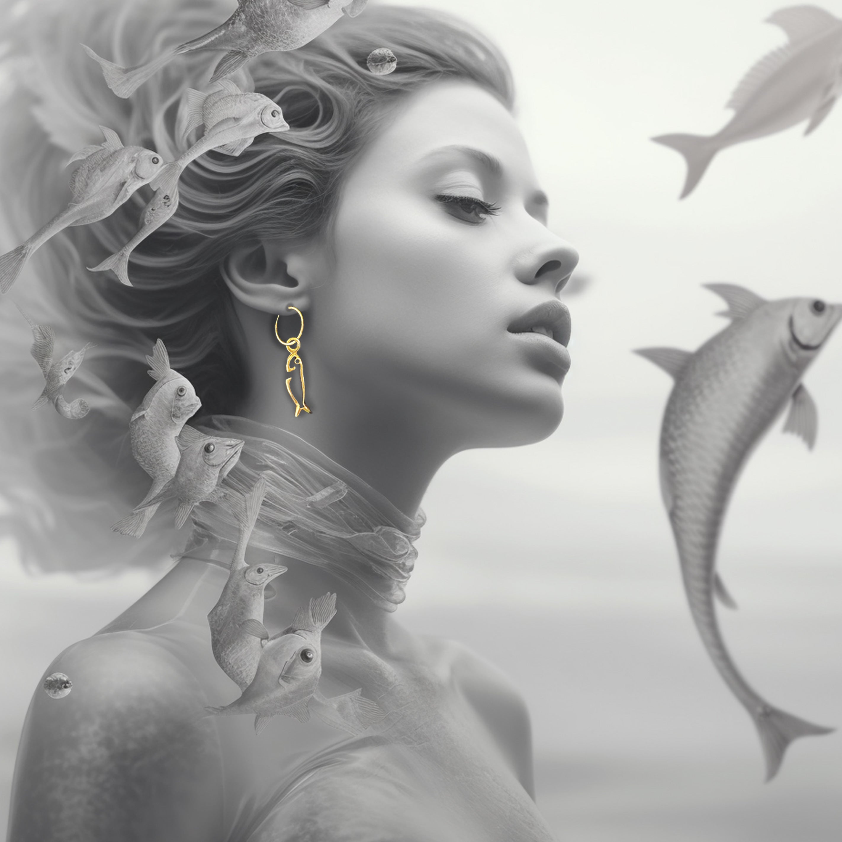 Fish Single Earring