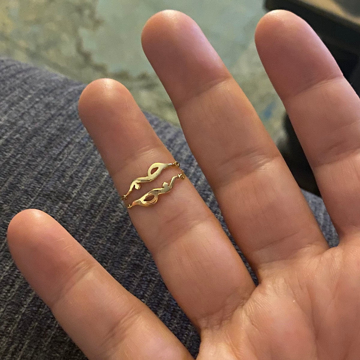 Love Curved Ring