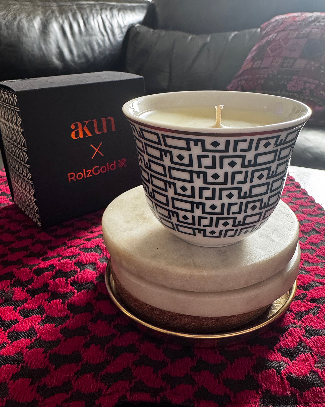 Qahwa Cup Candle (Patience صبر)