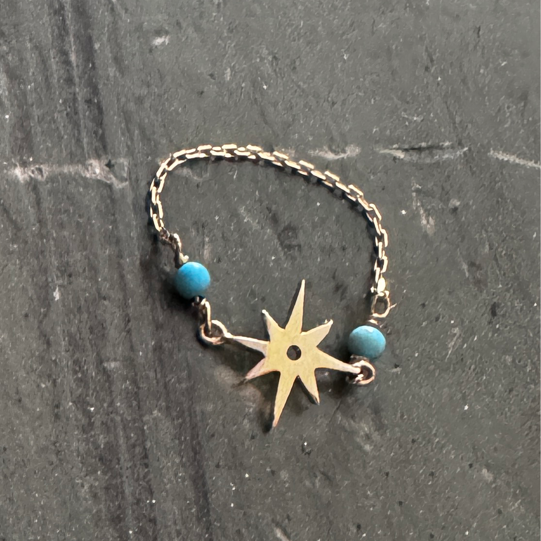 sea star chain ring